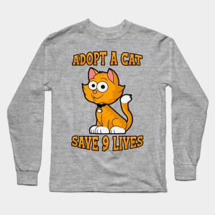 Save Nine Lives Long Sleeve T-Shirt